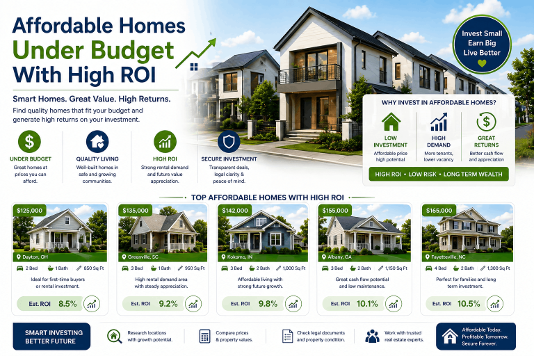 Affordable Homes Under Budget With High ROI