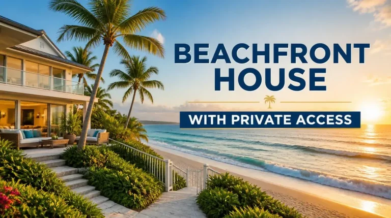 Beautiful Beachfront House For Sale